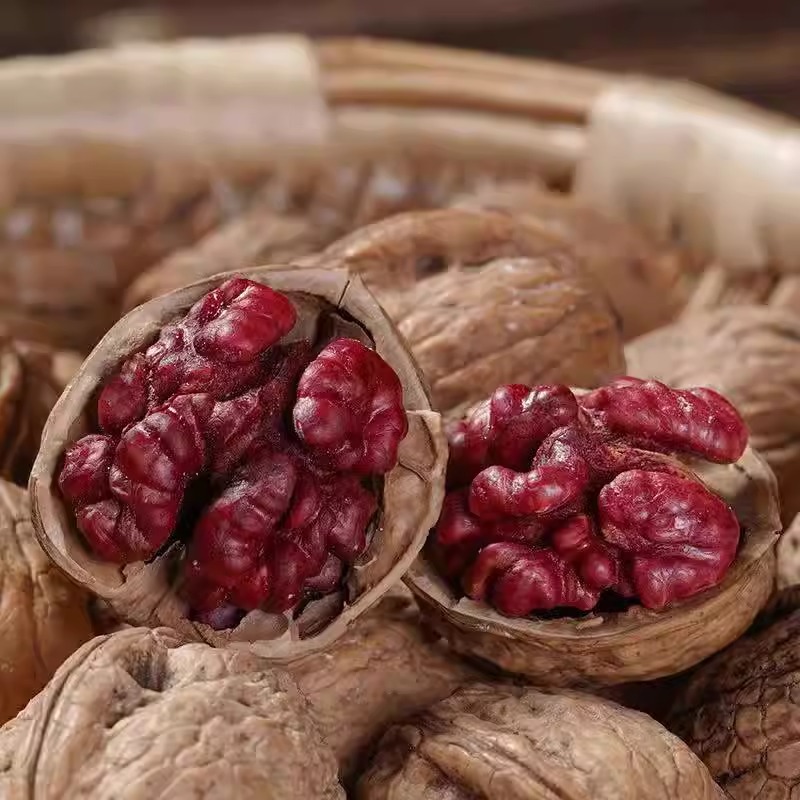 批发云南特产红皮红衣核桃薄皮花青素原味孕妇零食即食新疆新稀有|undefined