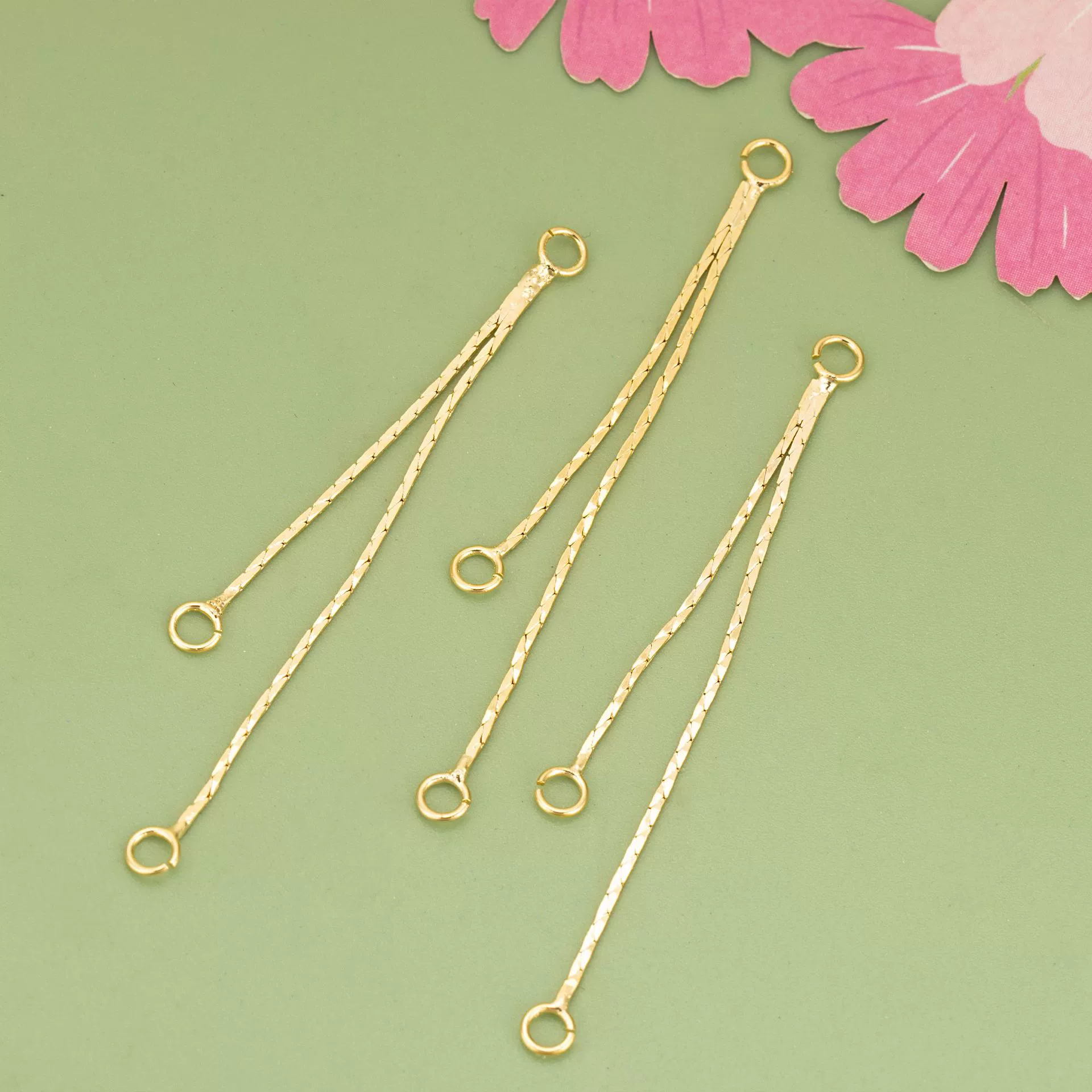 Серьги с кисточками, аксессуары, 18 каратов