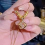 小众百搭金色福袋锁骨链