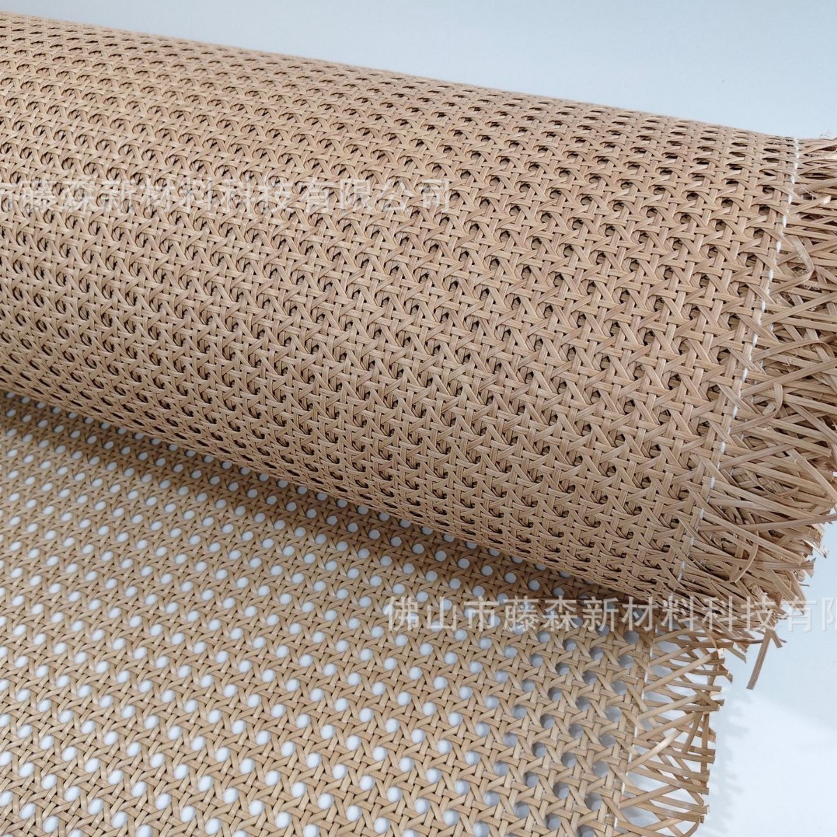 藤编材料白蜡木纹路色胶仿藤手工编织网diy六八角吊顶贴面装饰家