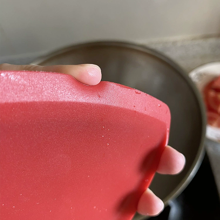 High-temperature resistant non-stick silicone spatula dedicated for cooking, flat spatula for wok and pan, protective spatula wholesale