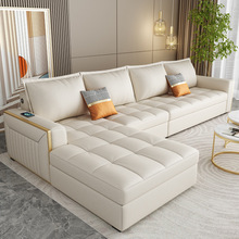 科技布轻奢沙发床可折叠现代客厅大小收纳贵妃户型两用多功能款