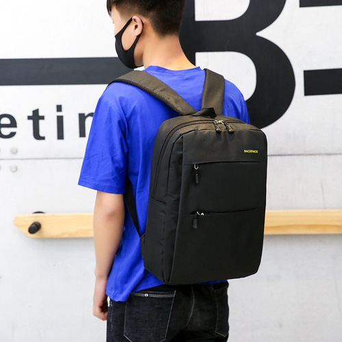 Factory USB Dual Shoulder Bag Set of Three, New Alphabet Casual Unisex Student Laptop Double Shoulder Bag