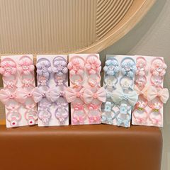髪を傷つけない赤ちゃんの漫画のゴムバンド、超キュートでかわいいヘッドバンド、子供用の髪を結ぶゴムバンド、韓国風の女の子のヘアアクセサリー