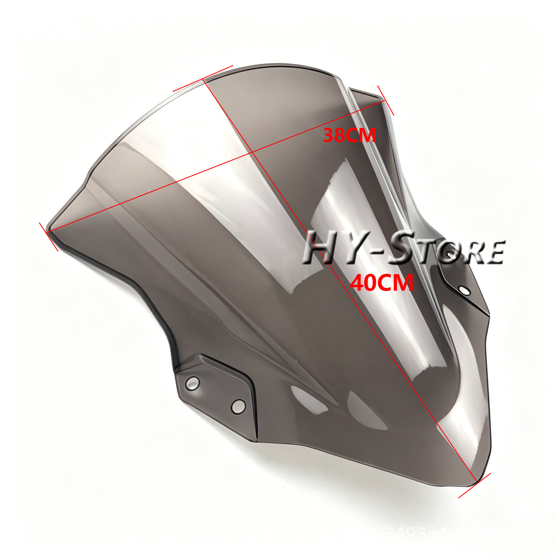 Suitable for Kawasaki Ninja400 2018-2026 Front Windshield Modification, Competitive Front Windshield Deflector