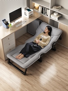 Folding Single Bed Office Nap Artifact Adult Single Recliner Hospital Companion Portable Military Cot