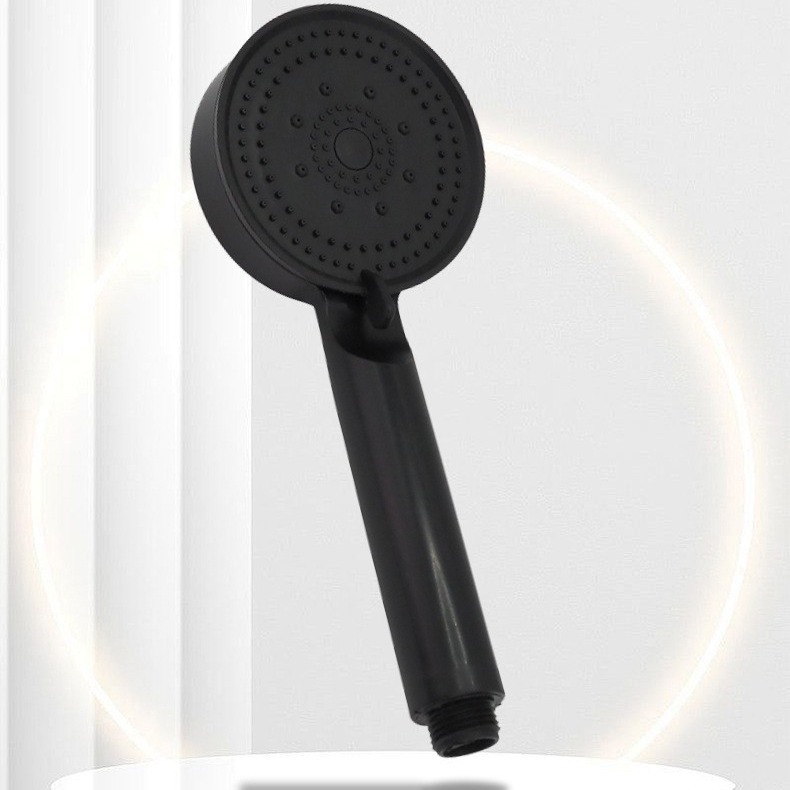 Strong Supercharged Shower Head Set Black Warrior Home Bathroom Shower Head Handheld Bath Shower Head