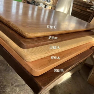 Solid Pine Wood Whole Board for Bay Window Countertops, Bar Counters, Table Tops, Restaurant Furniture, Thickened, Stain-Resistant, Eco-Friendly Material