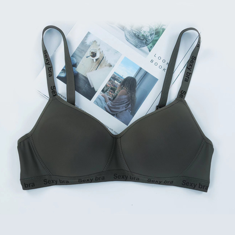 Brillante sin marcas ligero sin anillo de acero sujetador de damas anti-caída soporte para juntar ropa interior cómoda transpirable sudeste asiático