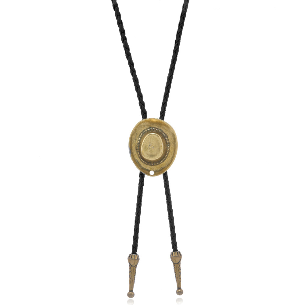 30g Weight Zinc Alloy Pendant Material Necklace Classification Leather Rope Chain Material 1 Piece Quantity Casual Occasion rope, Zinc alloy Material hat Pattern Unisex Gender Retro, Punk Style Retro Punk Hat Rope Zinc Alloy Unisex Necklace 2