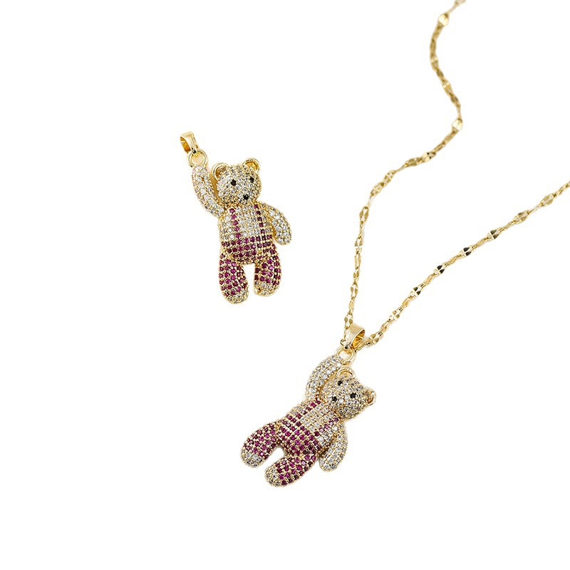 Transfronterizos exquisitos lindos collares de diamantes de joyería para mujeres de moda explosiva nicho colgante de diseño único