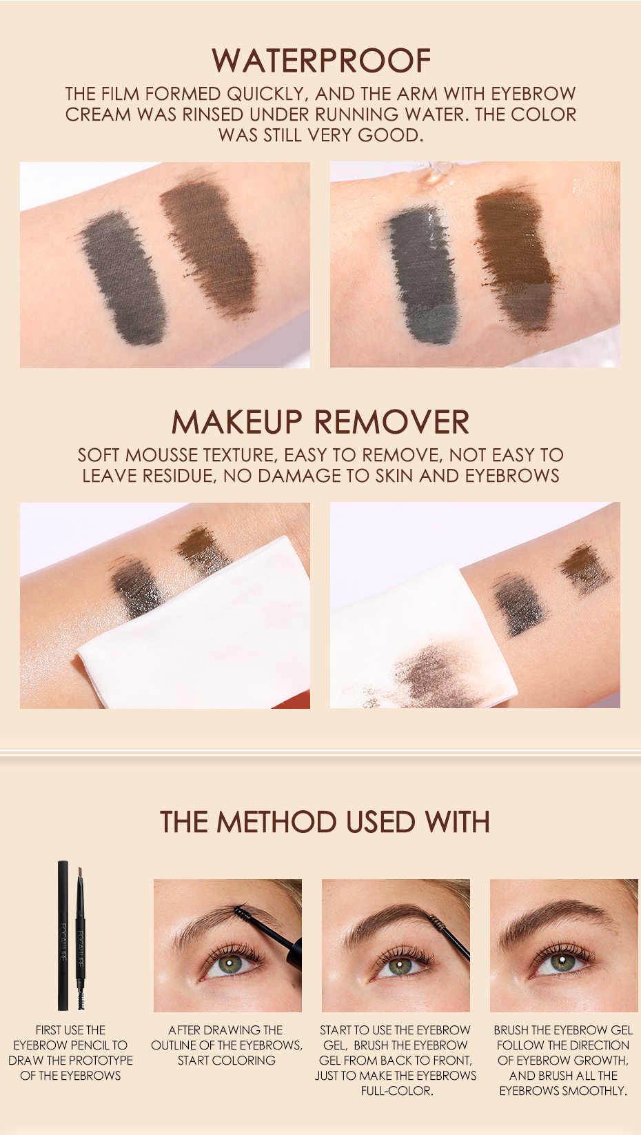 FOCALLURE Eyebrow Gel