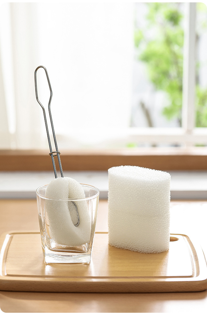 Flaskborste i rostfritt stål med långt skaft för koppar_voghion.com