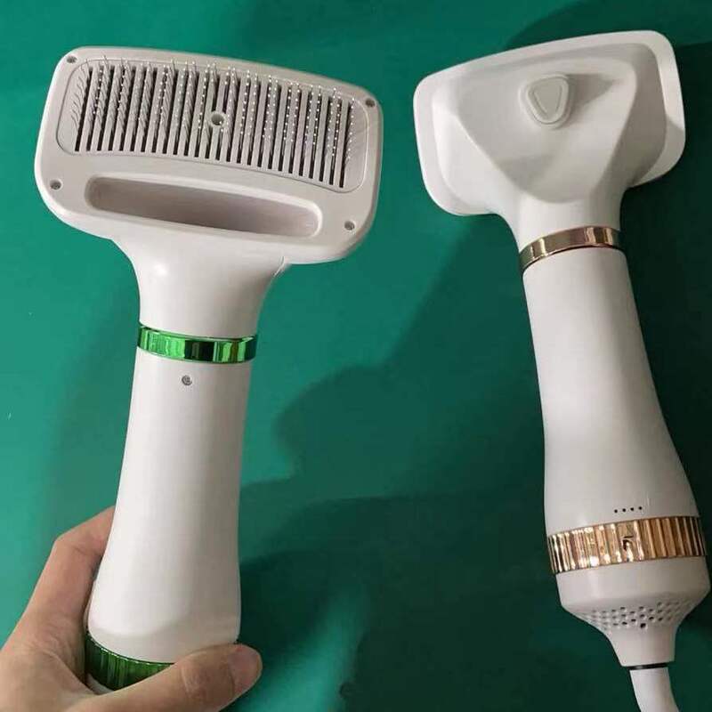 ペットのドライヤーの犬は毛の神器の熱い風を吹いて犬の毛を引っ張る一体のドライヤーの毛を吹いて犬の用品を櫛にします。|undefined