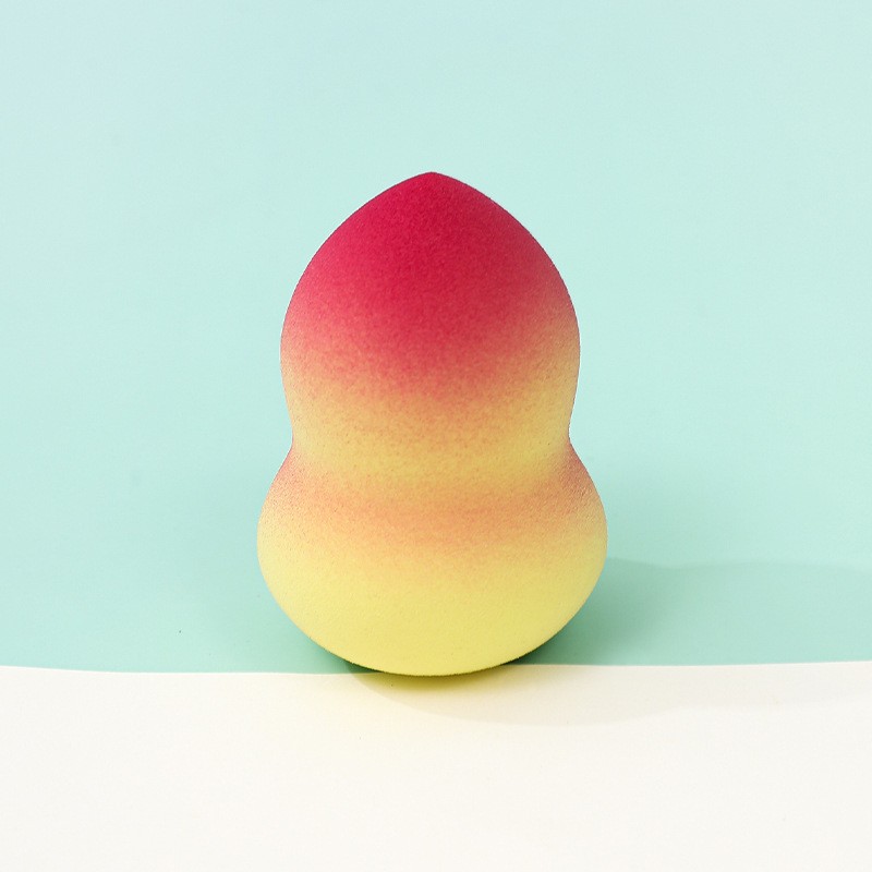 Fábrica personalizada color degradado belleza huevo soplo de polvo no come polvo color esponja huevo poliuretano maquillaje maquillaje huevo transfronterizo