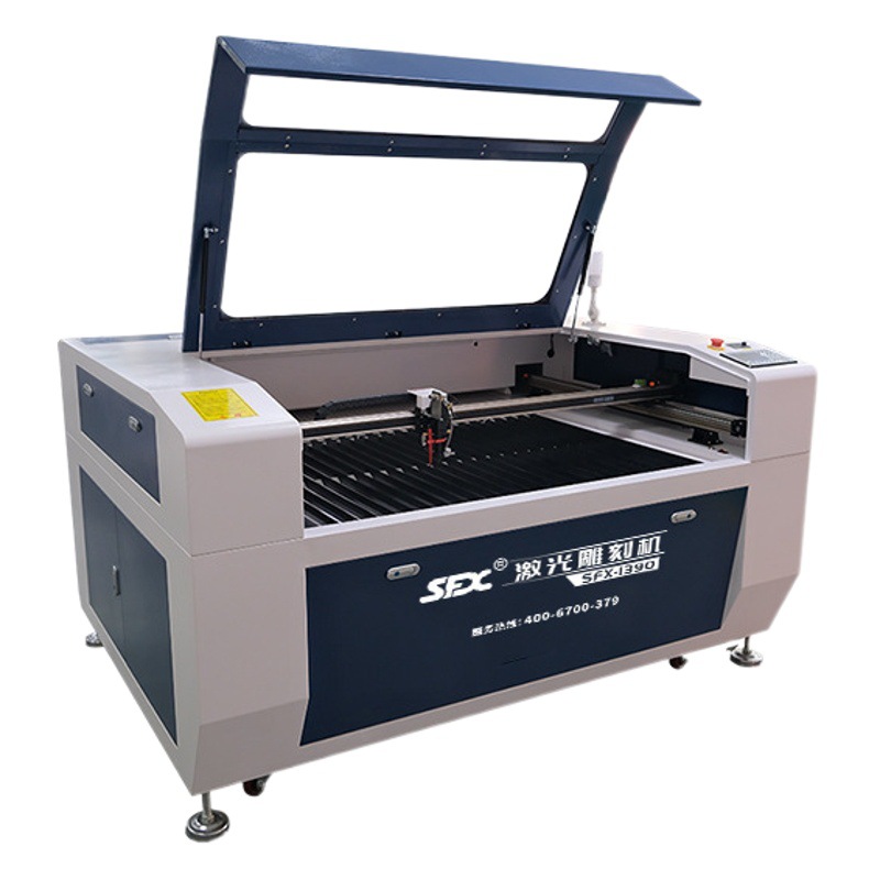Máquina de grabado láser CO2 para acrílico, publicidad, tela, resina, sellos, cuero, madera, corte de precisión