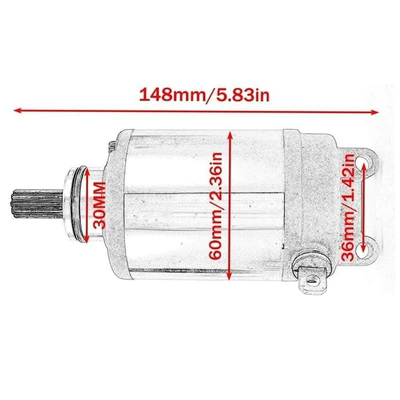 motor starter motor, Starter and accessories