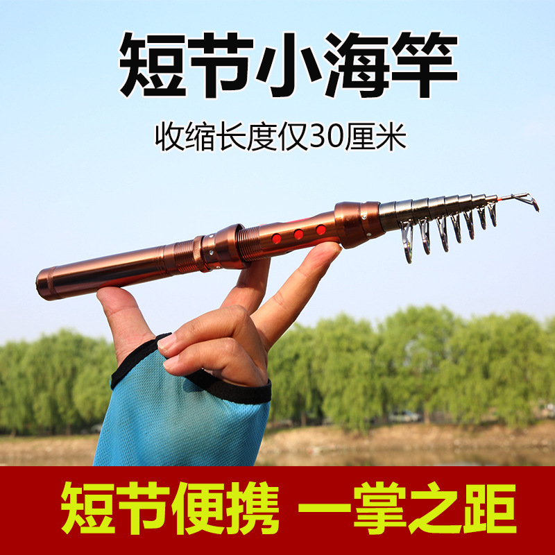 廠家批發超硬碳素海竿 超短迷你小海杆拋竿遠投竿路亞竿釣魚竿