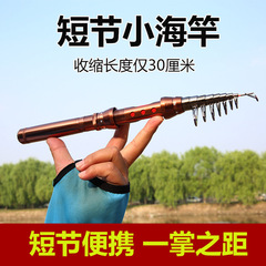廠家批發超硬碳素海竿 超短迷你小海杆拋竿遠投竿路亞竿釣魚竿