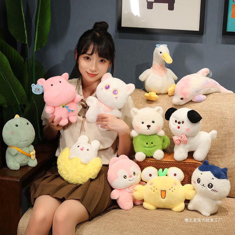 婚庆抛洒布娃娃结婚礼物小号毛绒玩具小熊玩偶批抓娃娃机公仔批发