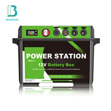 户外多功能电瓶盒跨境新品便携式电池箱battery box备用应急电源