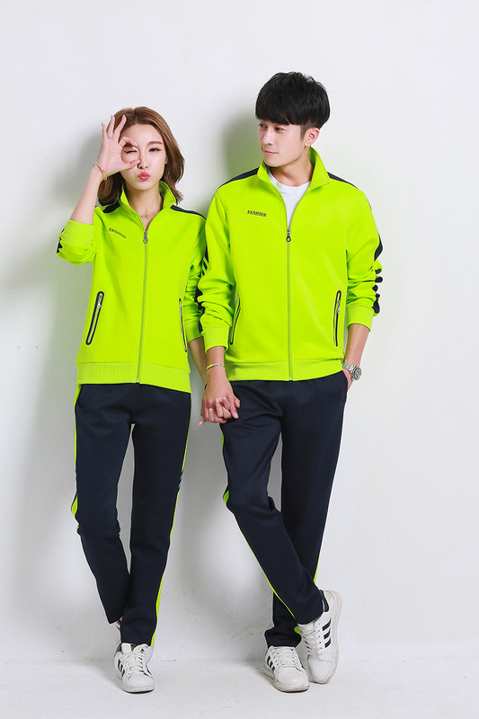 No. 28 Spring and Autumn Sports Suit Men's Casual Running Sportswear Couple's Sweatshirt Men's Fashion Lapel Two-Piece Set