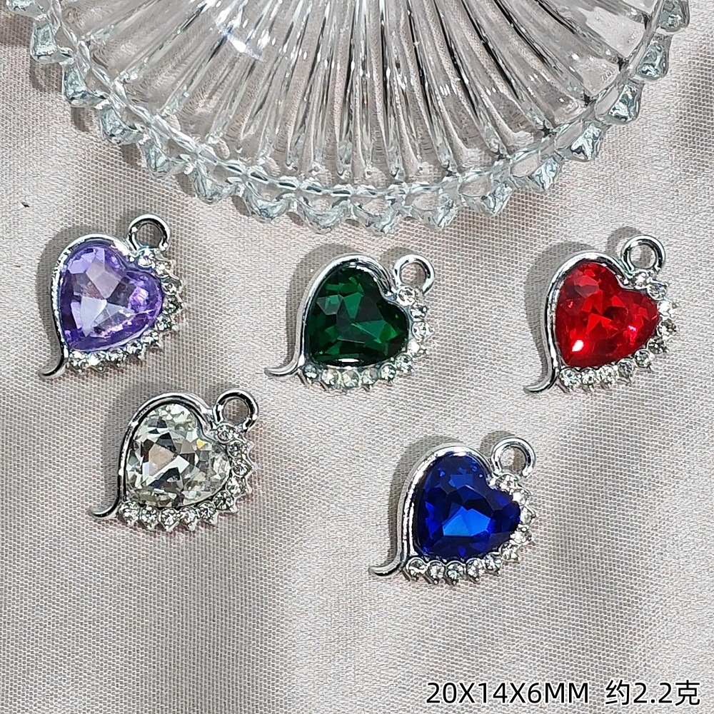 Exquisitos accesorios de joyería colgante de diamante de alta protección ultravioleta al por mayor collar DIY artesanal colgante de materiales de ropa de pulsera