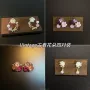 小众镶钻复古甜美耳钉