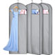 Factory in stock gray non-woven wedding dress dust bag non-woven overcoat dust cover new material dress hanging bag