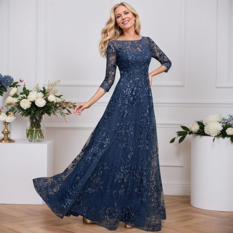 European and American chiffon long evening dress, elegant and flowing, large hem dress, women's banquet, cocktail party, fairy dress European and American chiffon long evening dress, elegant and flowing, large hem dress, women's banquet, cocktail party, fairy dress