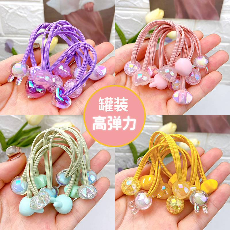Banda de goma para niños de alta elasticidad no duele el cabello cuerda de cabello largo lindo bebé banda de pelo lazo banda de goma para el cabello tocado accesorios para el cabello