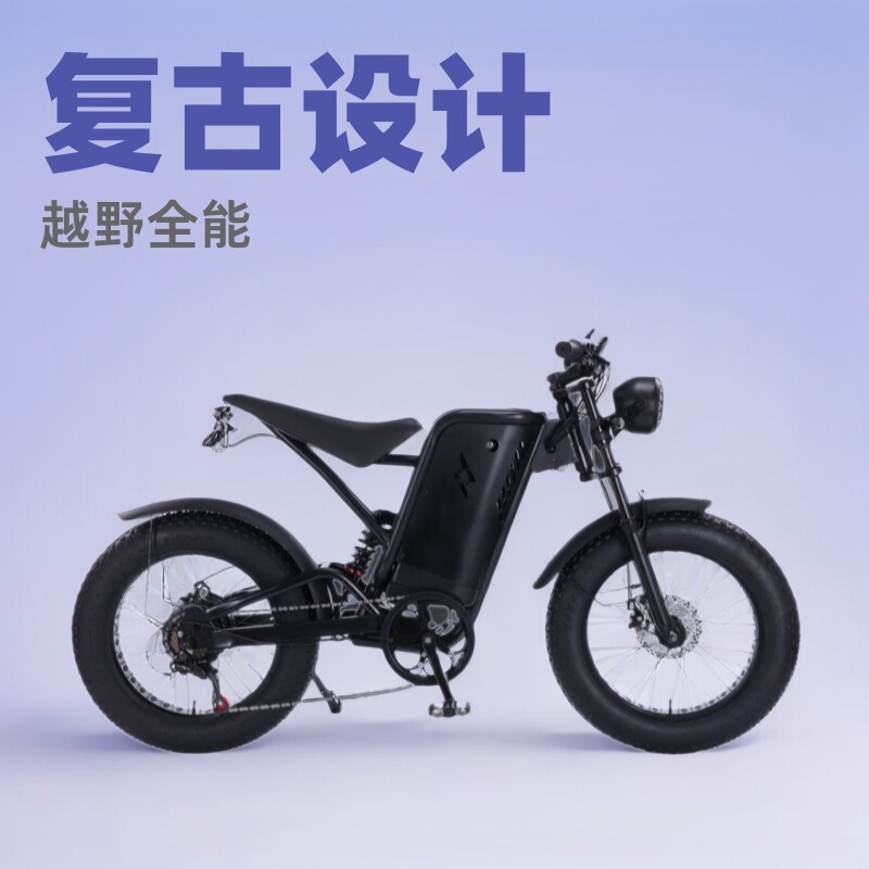 20-Inch Snow Electric Bicycle Retro Off-Road Fat Tire Lithium Battery Mountain Bike Power-Assisted Source Factory Electric Scooter Motorcycle 20-Inch Snow Electric Bicycle Retro Off-Road Fat Tire Lithium Battery Mountain Bike Power-Assisted Source Factory Electric Scooter Motorcycle