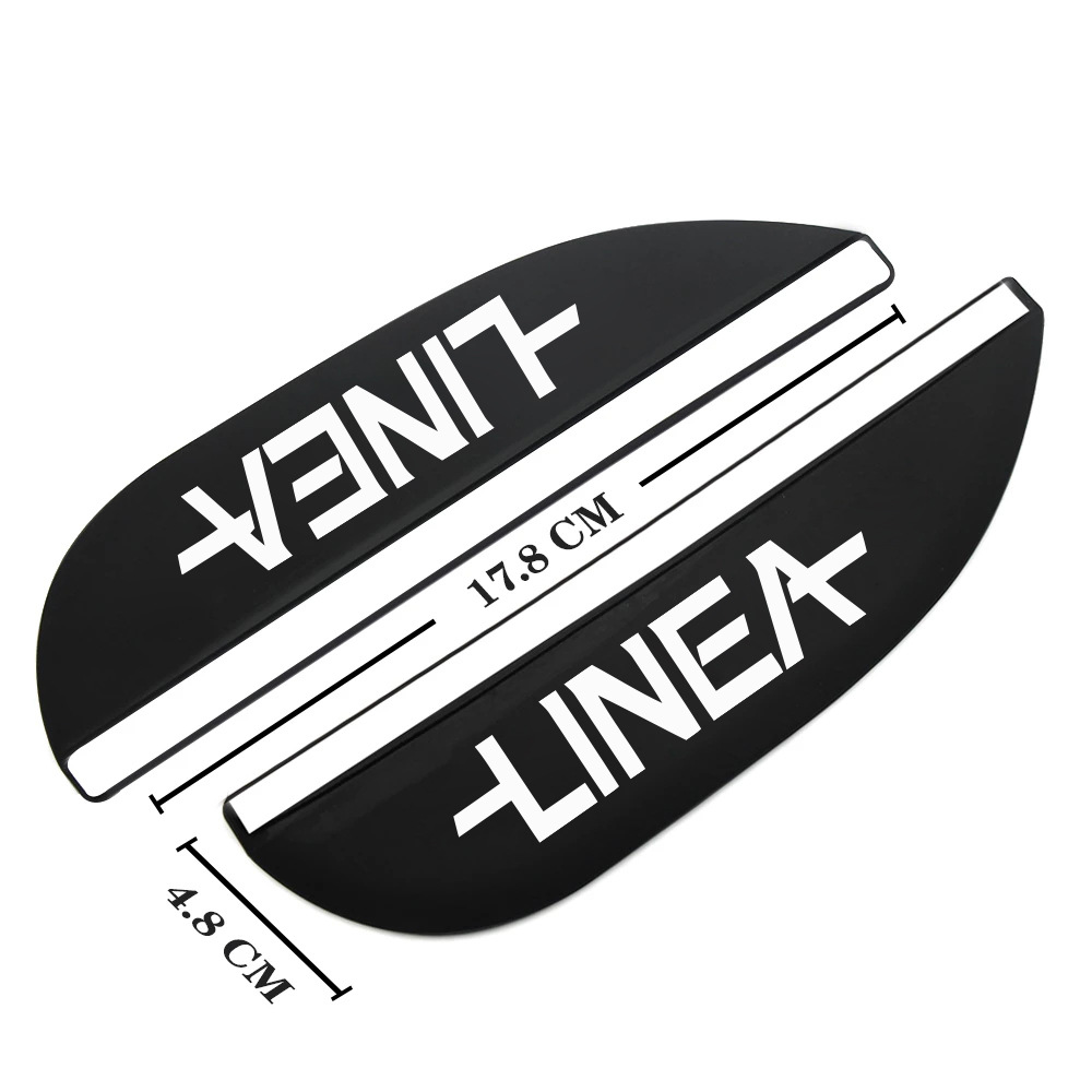 Rearview mirror rainproof sticker | Fiat FIAT Rearview Mirror - fiat-11-linea