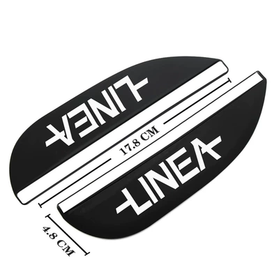 Rearview mirror rainproof sticker | rain shield rain eyebrow change - fiat-11-linea