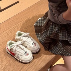 儿童鞋子2025秋季新款KT猫软底男女宝宝休闲百搭运动鞋旺仔小白鞋