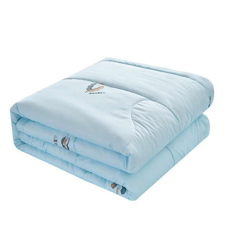 Летнее Соевое Волокно летнее прохладное одеяло для кондиционирования воздуха одиночное двойное тонкое одеяло моющееся прямое питание поколения волос