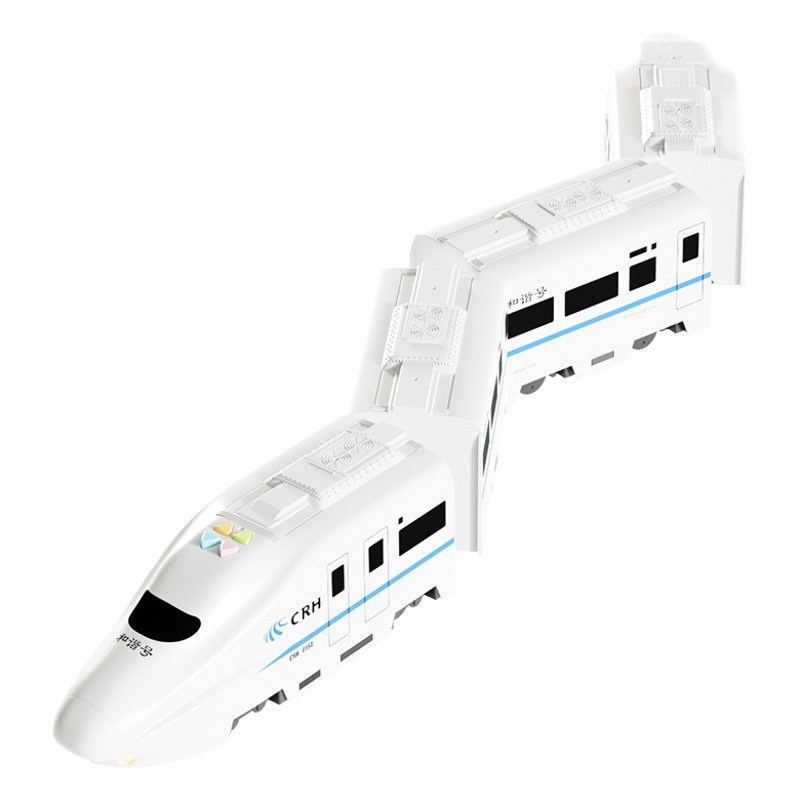 Cross-Border Children's Electric Train Toy High-Speed Rail Train Artificial High-Speed Rail Track Train Set Boy Educational Toy