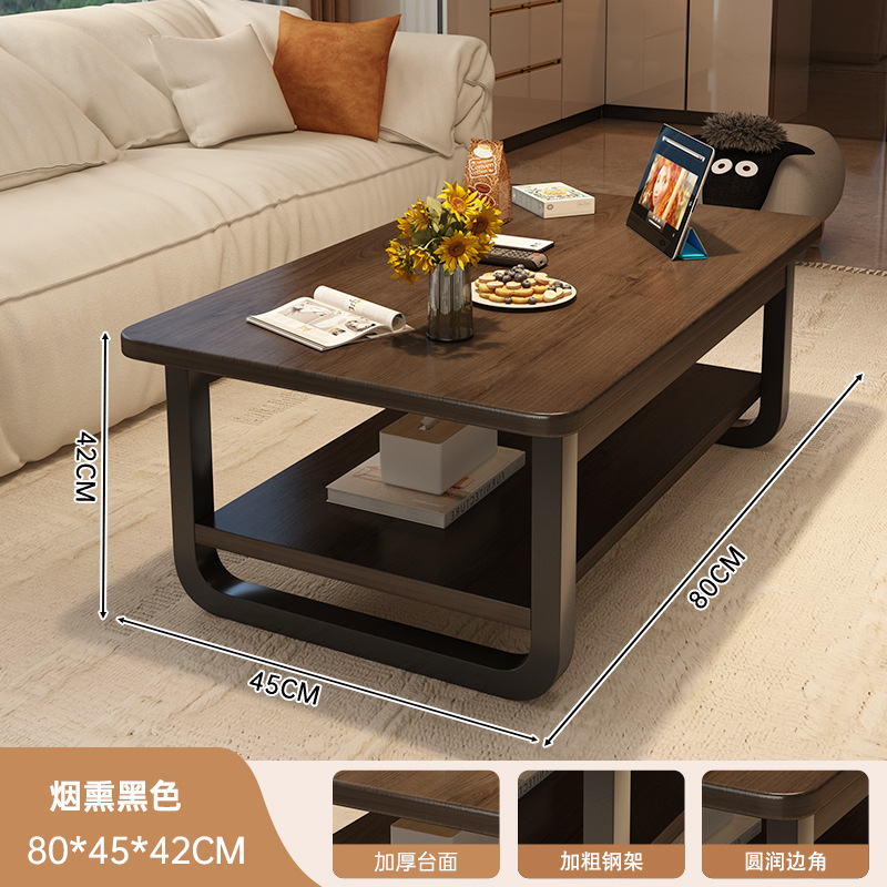 mesa de té sala de estar mesa de té estante de acabado doméstico simple mesa de estudio estante multifuncional pequeño tablero lateral