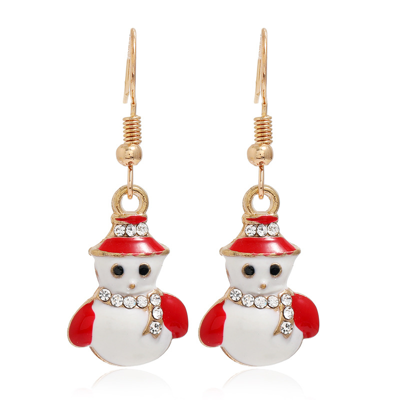 Fashion Christmas Tree Santa Claus Alloy Plating Women's Drop Earrings 1 Pair display picture 15