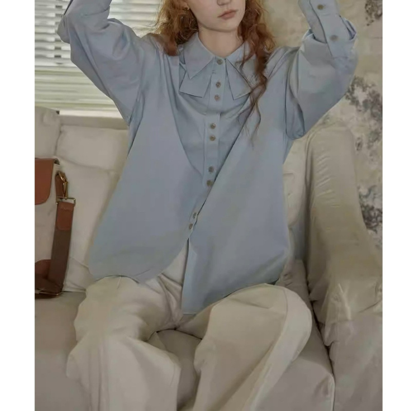 Cpai 茜派蕥 26/S "Layered Space" High-Density Cool-Feel 50% Cotton French Retro Design Shirt