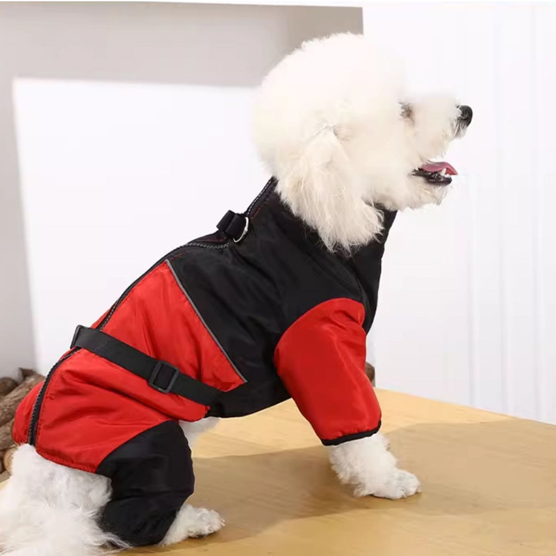 (2개) 개 면 옷, 겨울 애완 동물 작은 개 아래로 면 옷, 가을 겨울 작은 개 테디 베어 따뜻하고 두껍게