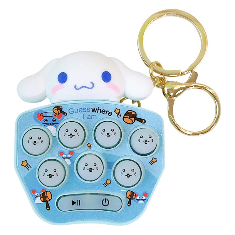 Dibujos Animados mini hámster juego máquina de baile máquina educativo llavero adornos diversión estudiantes regalos