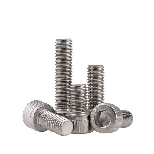 304 stainless steel cylindrical head hexagon socket bolts M3M4 full thread high strength cup head hexagon socket screws