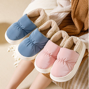 Тапочки, зимняя флисовая послеродовая детская обувь на платформе для беременных с пухом, оптовые продажи