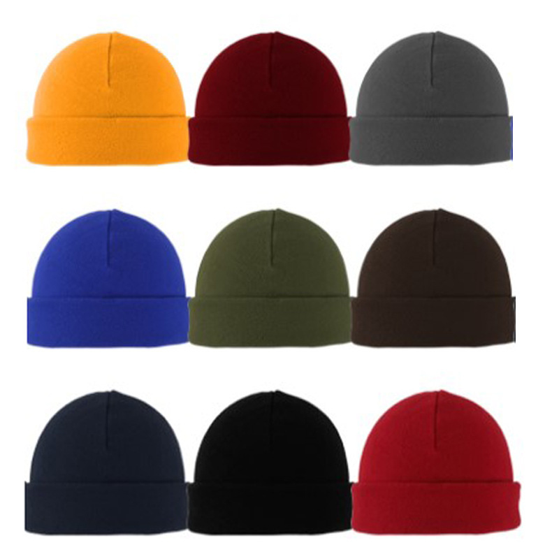 Autumn and Winter Velvet Warm Hat Double Thickened Curled Ski Hat Windproof Cold Riding Cap Polar Fleece Hat