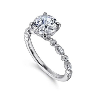1 karat Four Claw Diamond Ring 18K White Gold Female Laboratory Grow Diamond Ring Engagement Wedding Ring IGI Certificate Gold