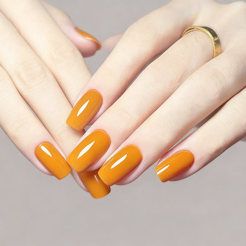 Sweetcolo No-Bake Water-Based Nail Polish New Year Persimmon Color No-Bake Quick-Dry Long-Lasting 2026 New Style Elegant