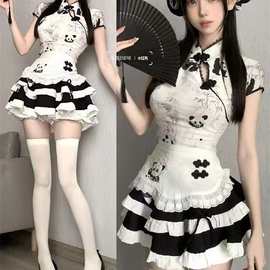 性感女仆情趣套装制服旗袍可爱诱惑激情制服旗袍套装