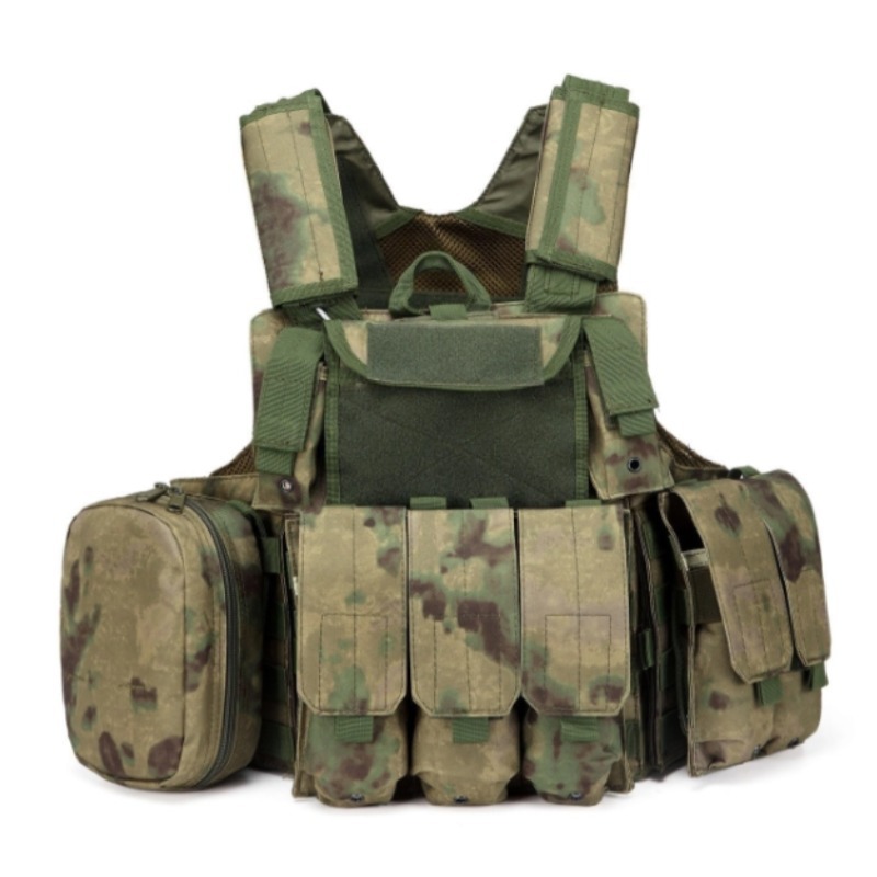 Ropa deportiva al aire libre, entrenamiento de camuflaje, chaleco de combate, chaleco a prueba de balas y a prueba de puñaladas, chaleco táctico de protección, chaleco