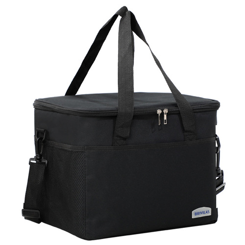 Cross-border Amazon best-selling large lunch bag for outings, square lunch box bag, aluminum foil insulated lunch bag